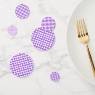 Purple Hearts Confetti