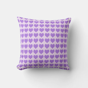 Purple Hearts Cushion