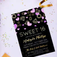 Purple Hearts & Golden Gems Sweet 16