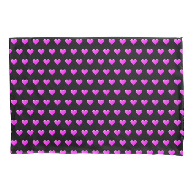 Purple Hearts - Love Pillowcase (Front)