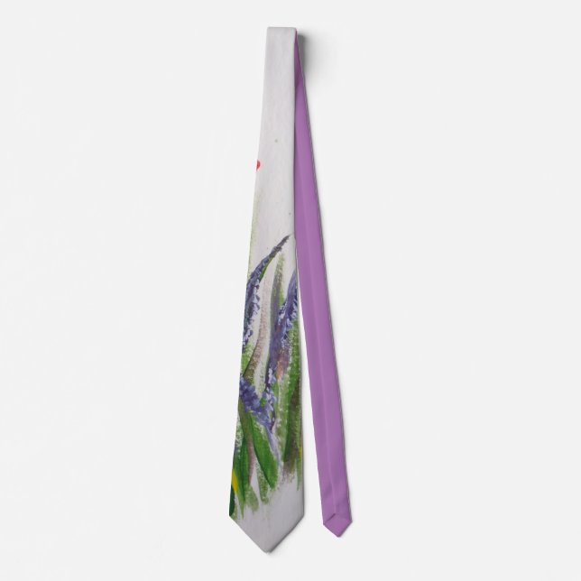 Purple Heather in the Grass Tie (Front)