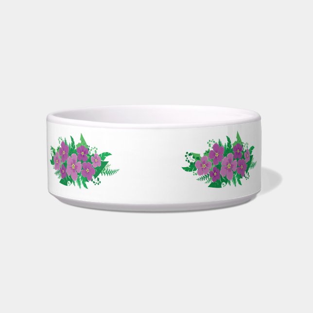 Purple Hibiscus Bowl (Front)