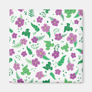 Purple Hibiscus Magnet