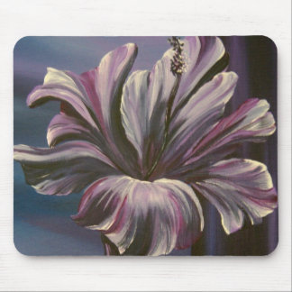Purple Hibiscus Mouse Pad