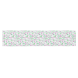 Purple Hibiscus Short Table Runner