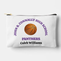 Purple High School Basketball Player Personalised