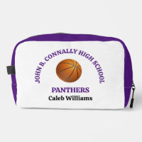 Purple High School Basketball Player Personalised