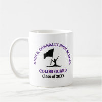 Purple High School Colour Guard Personalised
