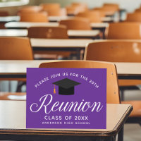 Purple High School Reunion Custom Party