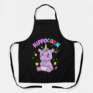 Purple HippoCorn Hippo Corn Hippopotamus Lover Apron