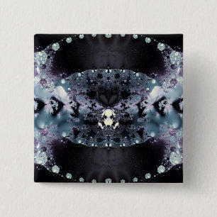 Purple Hole 15 Cm Square Badge
