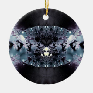 Purple Hole Ceramic Tree Decoration