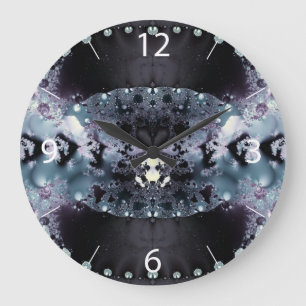 Purple Hole Large Clock