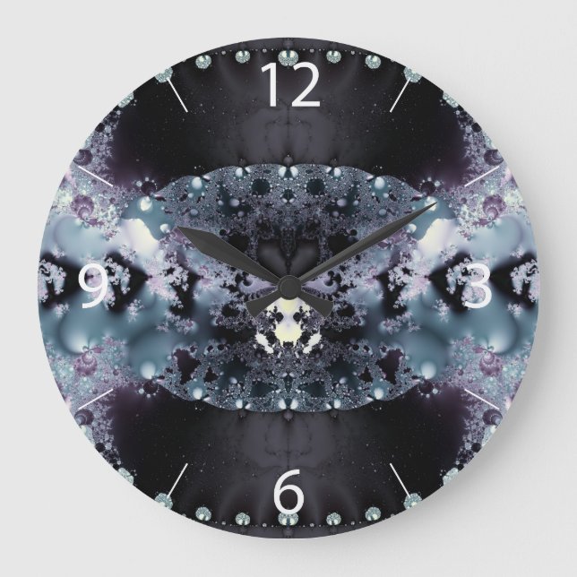 Purple Hole Large Clock (Front)