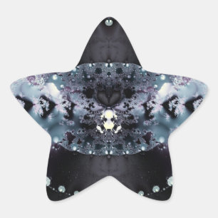 Purple Hole Star Sticker