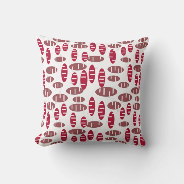 Purple Holey Ovals  Cushion (Front)
