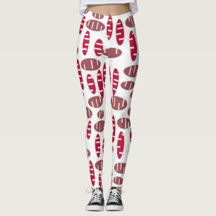 Purple Holey Ovals  Leggings