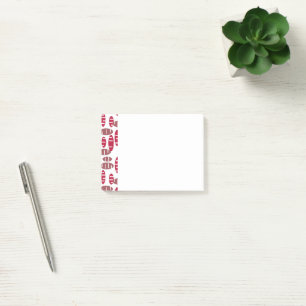 Purple Holey Ovals Post-it Notes