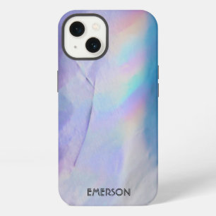 Purple Holographic Foil Rainbow iPhone 13 Case