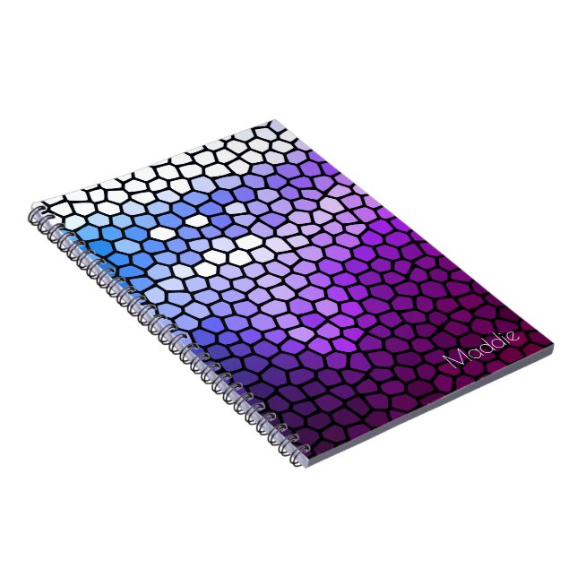 Purple honeycomb notebook (Right Side)