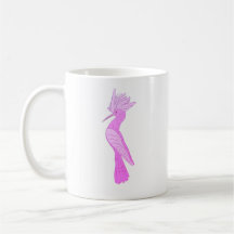 Purple hoopoe Mug