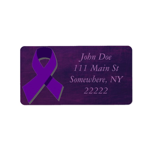 Purple Hope From the Darkness Label (Front)