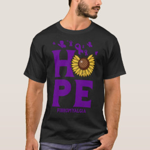 Purple Hope Vintage Sunflower Awareness T-Shirt