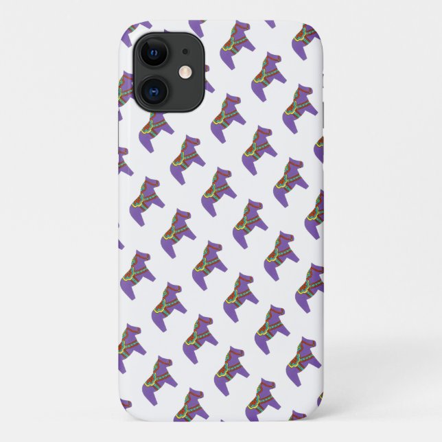 Purple Horse iPhone Case (Back)