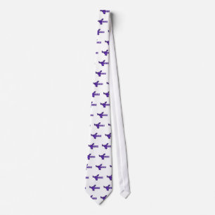 Purple Horse Tie