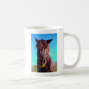 Purple Horse w/ Green Mouth Coffee Mug