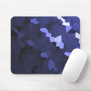 Purple Hue Crystallized Pattern Mouse Pad