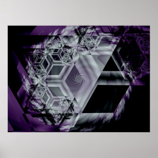 Purple Hue Print