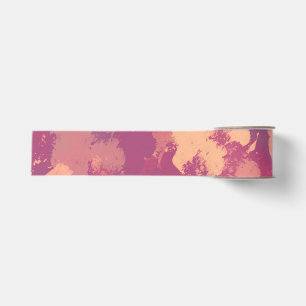 Purple Hues Abstract Floral Party Ribbon Grosgrain Ribbon
