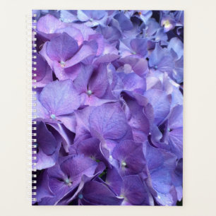 Purple Hydrangea Floral Planner