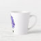 Purple Hydrangea latte mug