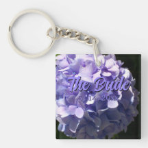 Purple Hydrangea purple flowers for the Bride