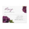Purple Hydrangea - RSVP response card