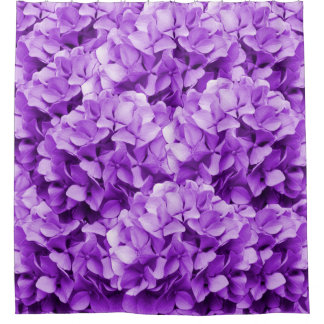 Purple Hydrangea Shower Curtain