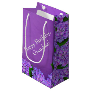 Purple Hydrangea Small Gift Bag
