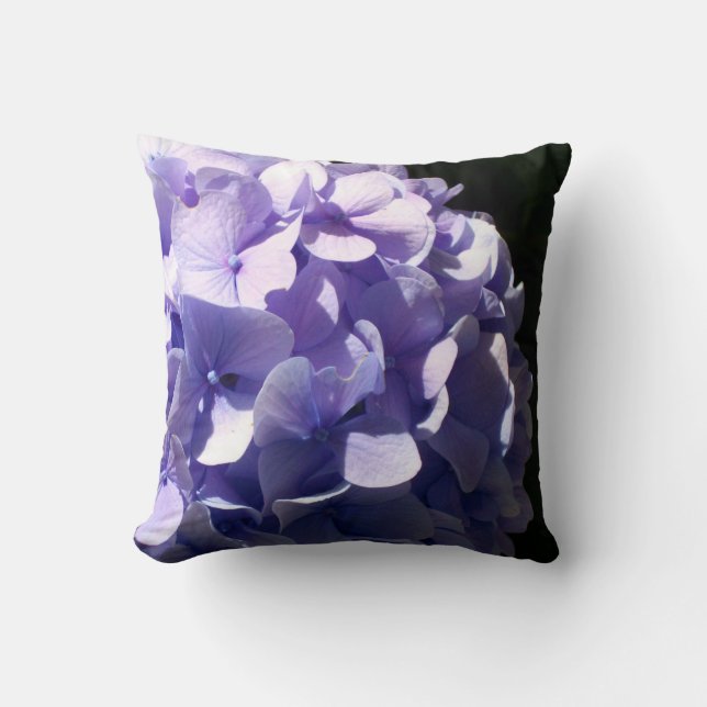 Purple Hydrangeas Cushion (Front)