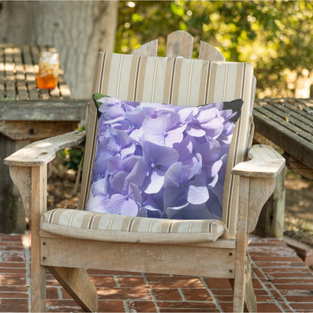 Purple Hydrangeas Cushion (Chair)