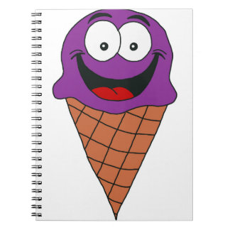 Purple Ice Cream Notebook