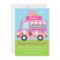Purple Ice Cream Truck Birthday Party invitations