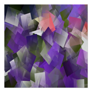 Purple ice cubes.. poster