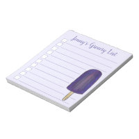 Purple Ice Lolly Purple Popsicle Grocery List