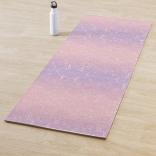Purple icy wind yoga mat