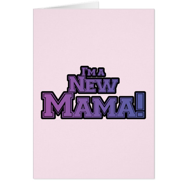 Purple I'm a New Mama Tshirts and Gifts (Front)