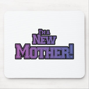Purple I'm a New Mother Tshirts and Gifts Mouse Pad