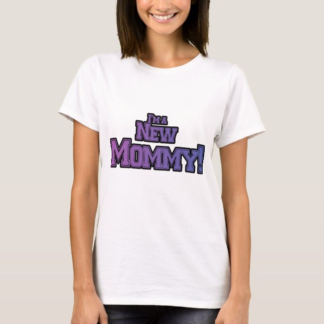 Purple I'm A New  Mummy Tshirts and Gifts (Front)