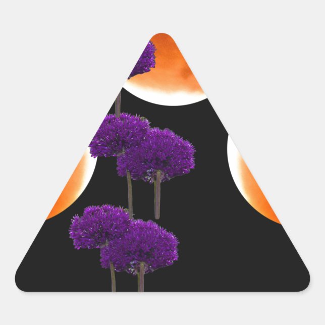 Purple Intrusion Triangle Sticker (Front)